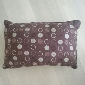Small Brown Decorative Throw Pillow